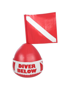 Boya de Buceo Inflable ASHATA con Bandera y Seguridad