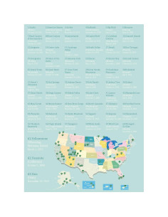 Rompecabezas 1000 Piezas Parques Nacionales PICKFORU 70x50 cm 2