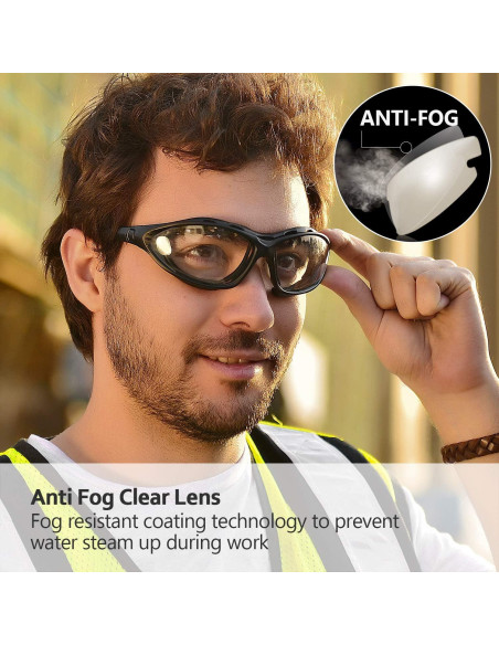Gafas de Seguridad SAFEYEAR SG002 Antiempañantes y Resistentes