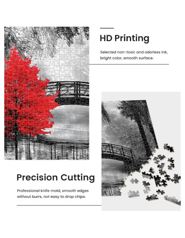 Rompecabezas de Madera 1000 Piezas Najiaxiaowu 75x50cm