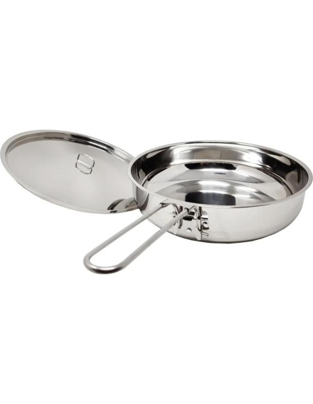 Sartén Plegable La Escuela Pathfinder 20 cm Acero Inoxidable