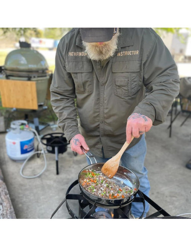 Sartén Plegable La Escuela Pathfinder 20 cm Acero Inoxidable