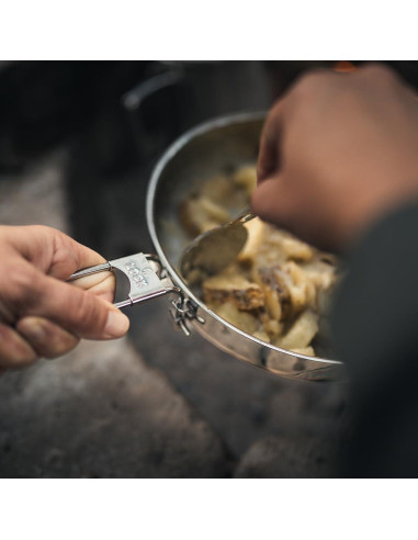 Sartén Plegable La Escuela Pathfinder 20 cm Acero Inoxidable