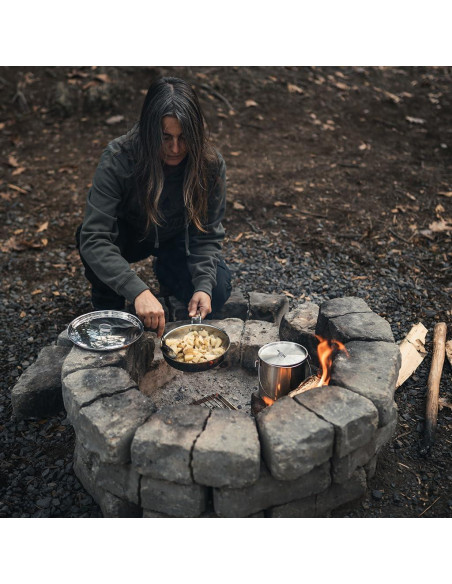 Sartén Plegable La Escuela Pathfinder 20 cm Acero Inoxidable