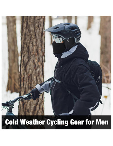 Gorro Térmico MELASA con Cubierta Facial para Ciclismo