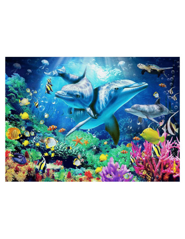 Rompecabezas Nattork 1000 Piezas Mundo Marino 70x50 cm