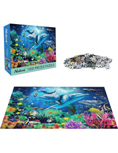 Rompecabezas Nattork 1000 Piezas Mundo Marino 70x50 cm 2