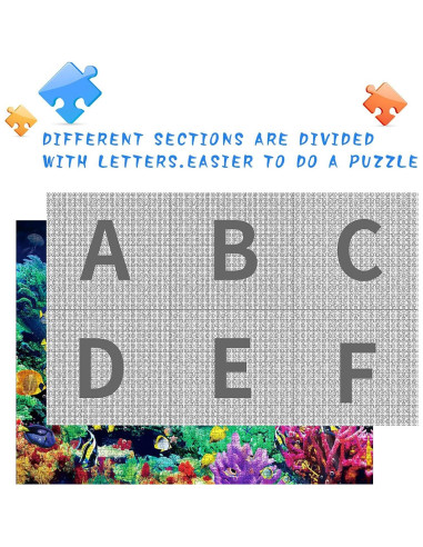 Rompecabezas Nattork 1000 Piezas Mundo Marino 70x50 cm