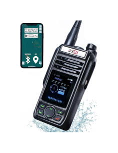 Radio GMRS BTECH GMRS-PRO 5W IP67 Bluetooth GPS Mensajería