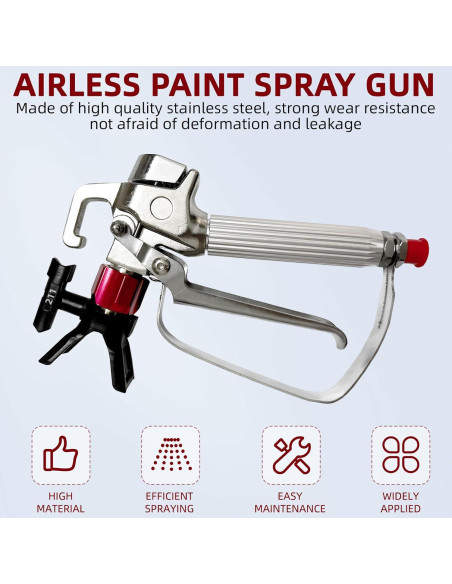 Pistola de Pulverización Melgweldr W20 3600 PSI con Manguera 12m