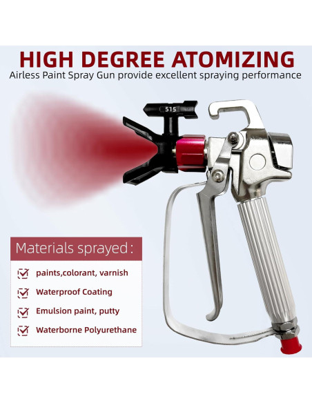 Pistola de Pulverización Melgweldr W20 3600 PSI con Manguera 12m