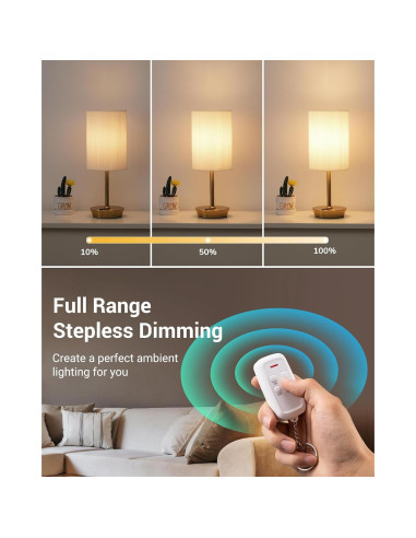 Toma de Luz Inalámbrica DEWENWILS con Control Remoto y Regulador