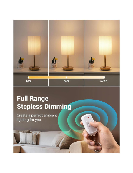 Toma de Luz Inalámbrica DEWENWILS con Control Remoto y Regulador