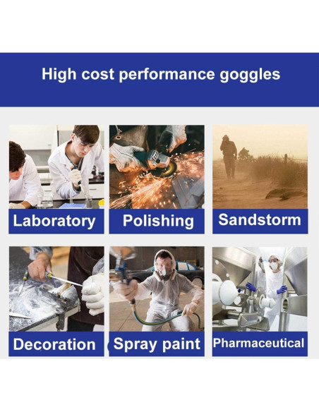 Gafas de Seguridad SUPERMORE Antiempañantes Ajustables