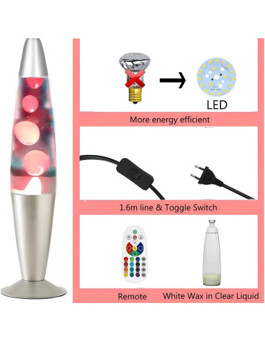 Lámpara LED RUNFEI MD-LV01 con Control Remoto y 16 Colores