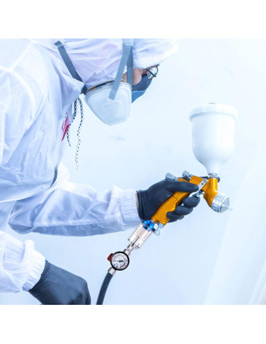 Válvula Reguladora de Aire Honoson 1/4" con Manómetro y Filtro