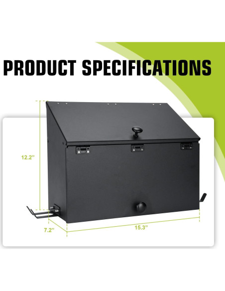 Caja Magnética DITKOK para Cabina de Pulverización 38.86x30.99cm
