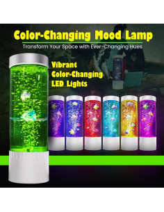 Lámpara de Burbuja Brewish | LED Sensorial 38 cm | Acuario Colorido 2