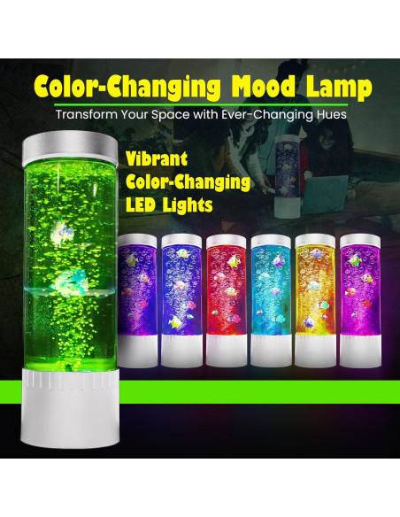 Lámpara de Burbuja Brewish | LED Sensorial 38 cm | Acuario Colorido