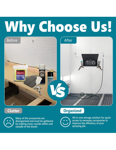 Caja Magnética DITKOK para Cabina de Pulverización 38.86x30.99cm