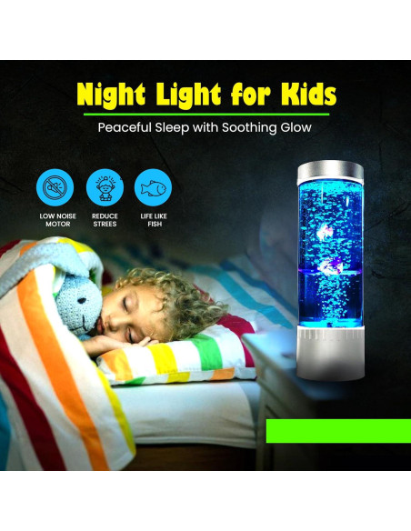 Lámpara de Burbuja Brewish | LED Sensorial 38 cm | Acuario Colorido