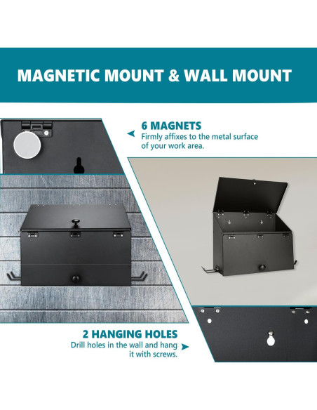 Caja Magnética DITKOK para Cabina de Pulverización 38.86x30.99cm