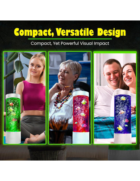 Lámpara de Burbuja Brewish | LED Sensorial 38 cm | Acuario Colorido