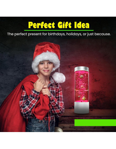 Lámpara de Burbuja Brewish | LED Sensorial 38 cm | Acuario Colorido