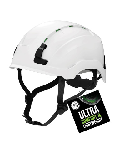 Casco de Seguridad GE GH500W, Ajustable, Ventilado, ABS
