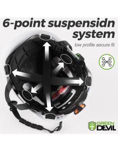 Casco de Trabajo Ventilado GREEN DEVIL X-Armor ABS 2