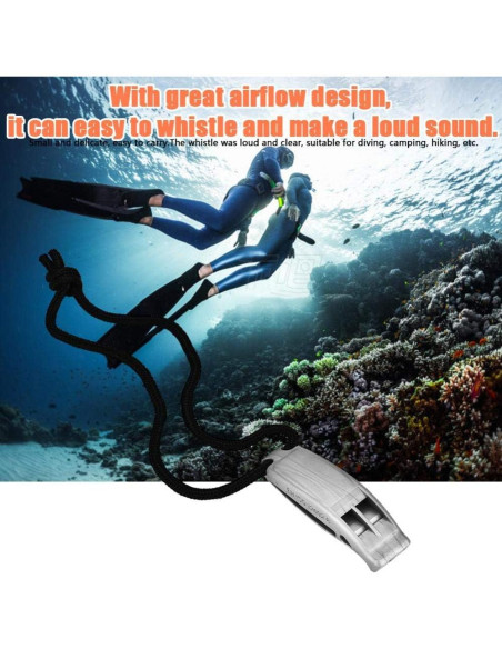 Silbato de Seguridad Keenso para Emergencias en 3 Colores