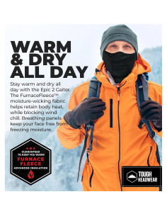Máscara Facial Media Tough Headwear para Climas Fríos 2