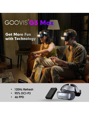 GOOVIS G3Max 5K OLED 3D Gafas de Cine Portátiles