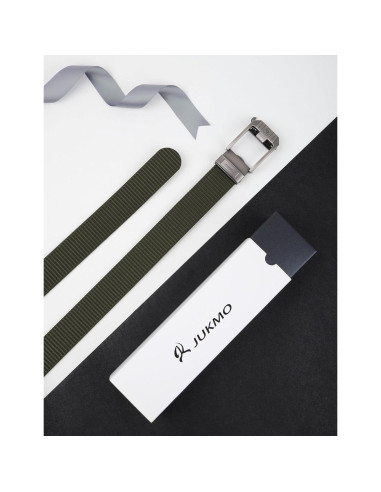 Cinturón Ratchet JUKMO para Hombres Ajustable de Nylon