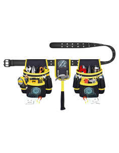 Cinturón de Herramientas XonyiCos 26 Bolsillos Magnético