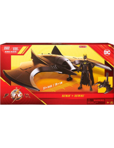 Figura de Acción Batman 10 cm y Batwing The Flash - Spin Master 2