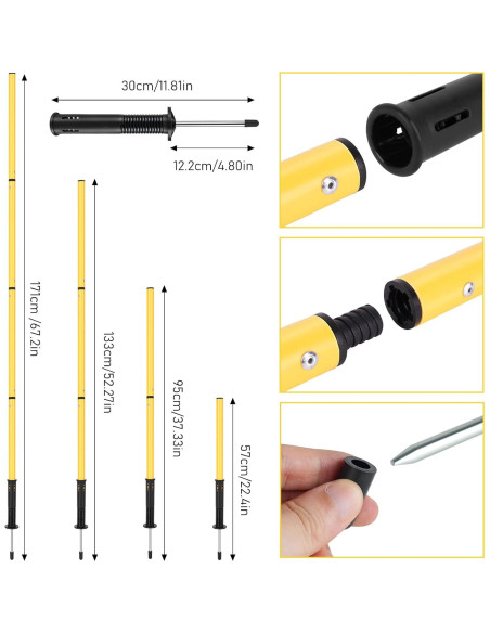Equipo de Agilidad SMTPDT: 6 Postes, Escalera 6,10m, 10 Conos