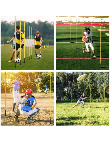 Equipo de Agilidad SMTPDT: 6 Postes, Escalera 6,10m, 10 Conos