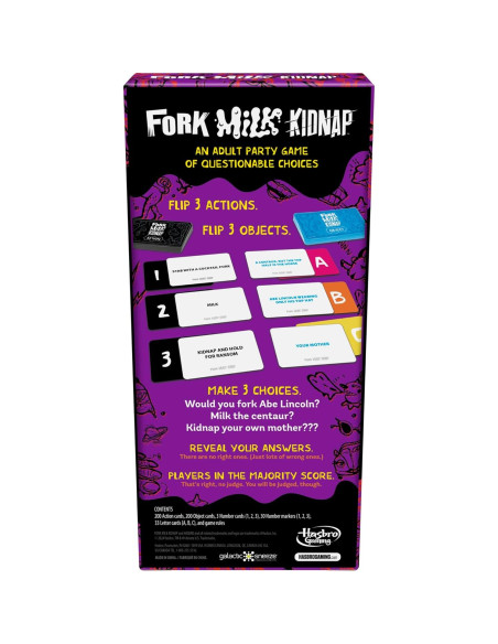 Juego Secuestro de Leche con Tenedor Hasbro para Adultos