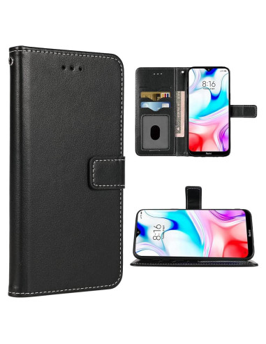 Funda Cartera Plegable para Xiaomi Redmi 8A Negra