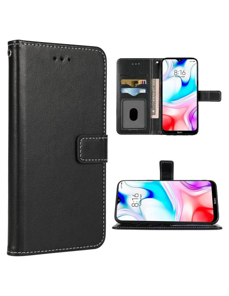 Funda Cartera Plegable para Xiaomi Redmi 8A Negra