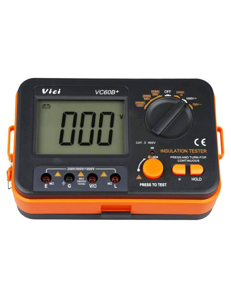 Probador de Aislamiento Digital JUNLIXN VC60B+ 250/500/1000V