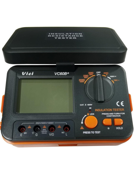 Probador de Aislamiento Digital JUNLIXN VC60B+ 250/500/1000V