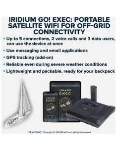 Iridium GO! Exec BlueCosmo Dispositivo Satelital Portátil 2