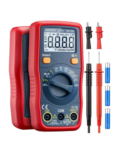 Multímetro Digital AstroAI ASIDM130B, Mide Voltaje y Más