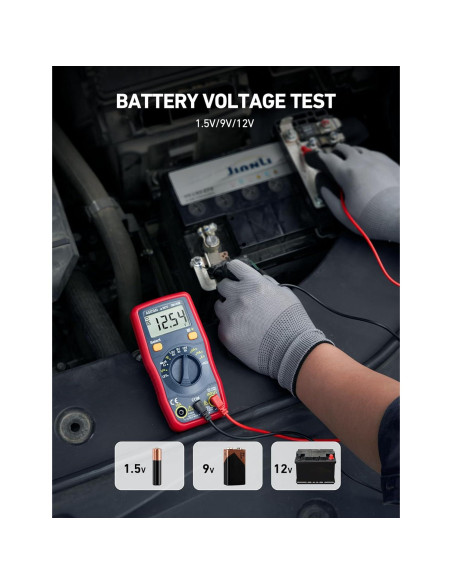 Multímetro Digital AstroAI ASIDM130B, Mide Voltaje y Más