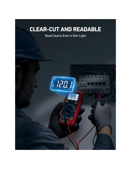 Multímetro Digital AstroAI ASIDM130B, Mide Voltaje y Más