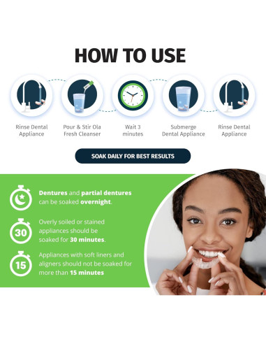 Limpiador Dental TCS Fresh 24 Sobres Menta Profesional