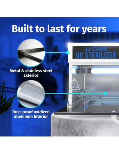 Gabinete Desinfectante UV JJ CARE 8L - Temporizador Manual