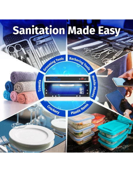 Gabinete Desinfectante UV JJ CARE 8L - Temporizador Manual